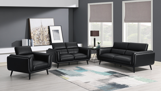 coaster-accent-chairs-living-room-Shania-Track-Arms-Chair-with-Tapered-Legs-Black-hover