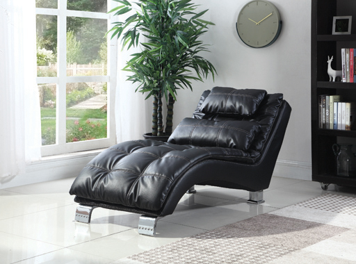 coaster-chaise-lounge-chairs-settees-living-room-Dilleston-Upholstered-Chaise-Black-hover