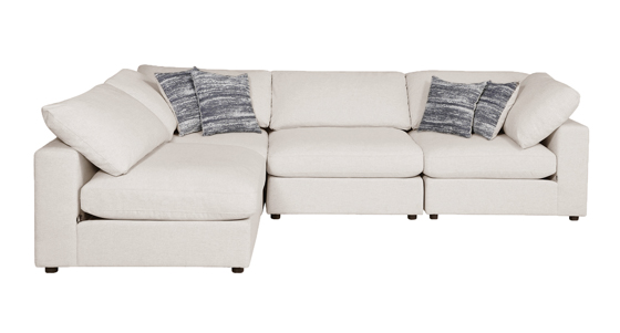 coaster-living-room-Serene-4-piece-Upholstered-Modular-Sectional-Beige