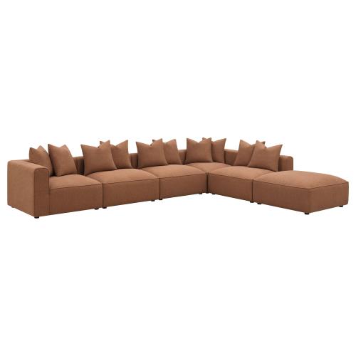 coaster-sectionals-sofas-sectionals-loveseats-living-room-Jennifer-Upholstered-Tight-Back-Armless-Chair-Terracotta-hover