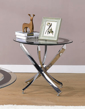 coaster-bedroom-Brooke-Glass-Top-End-Table-Chrome-and-Black-hover