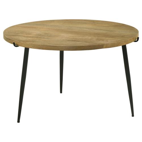 coaster-living-room-Pilar-Round-Solid-Wood-Top-Coffee-Table-Natural-and-Black-hover