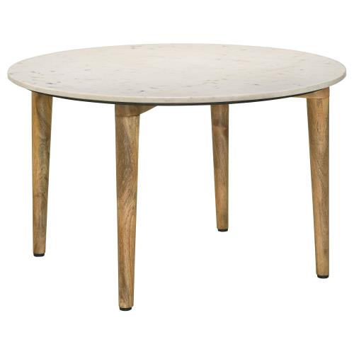 coaster-living-room-Aldis-Round-Marble-Top-Coffee-Table-White-and-Natural