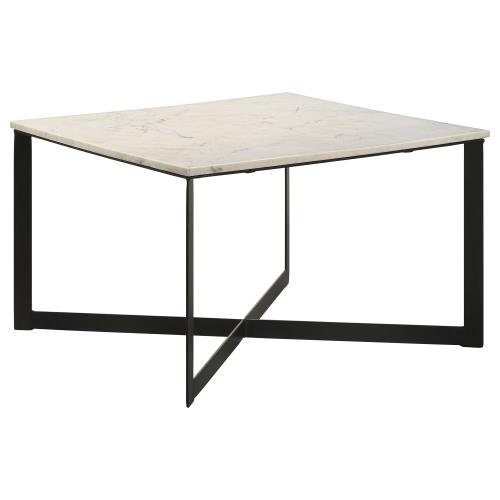 coaster-living-room-Tobin-Square-Marble-Top-Coffee-Table-White-and-Black-hover