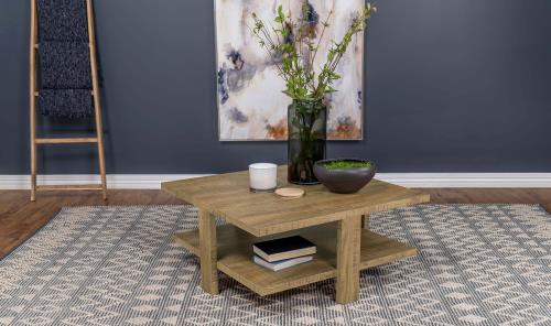 coaster-living-room-Dawn-Square-Engineered-Wood-Coffee-Table-With-Shelf-Mango