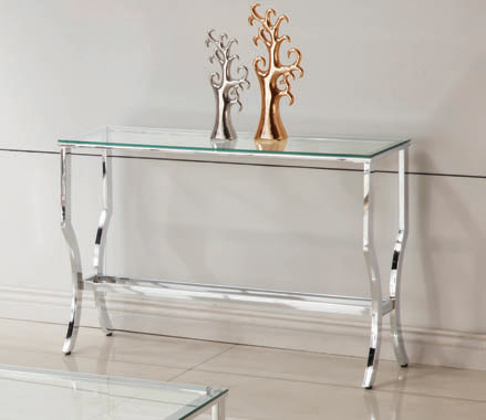 coaster-coffee-tables-living-room-Saide-Rectangular-Sofa-Table-with-Mirrored-Shelf-Chrome-hover