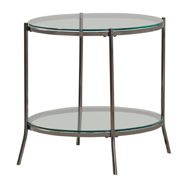 coaster-bedroom-Laurie-Round-Glass-Top-End-Table-Black-Nickel-and-Clear