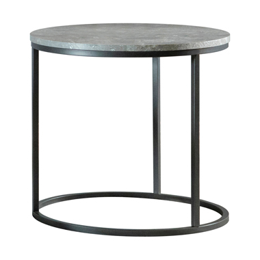 coaster-bedroom-Lainey-Faux-Marble-Round-Top-End-Table-Grey-and-Gunmetal