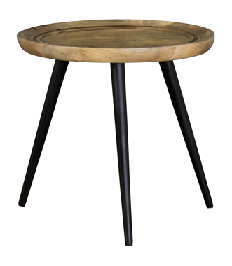 coaster-bedroom-Zoe-Round-End-Table-with-Trio-Legs-Natural-and-Black