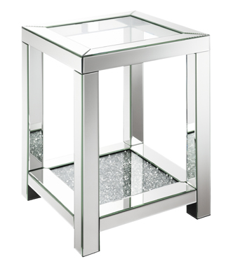 coaster-bedroom-Valentina-Square-End-Table-with-Glass-Top-Mirror