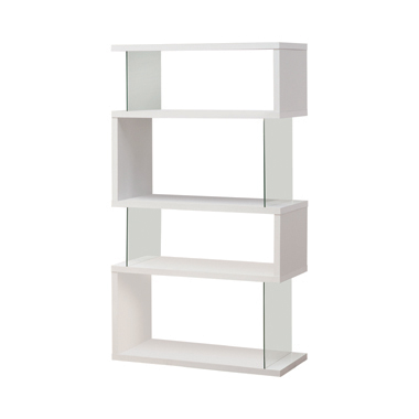 coaster-bookcases-display-room-storage-bedroom-Emelle-4-tier-Bookcase-White-and-Clear
