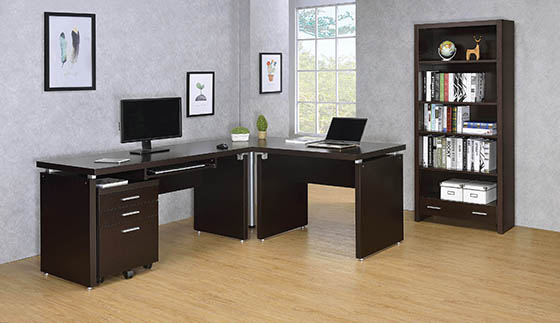 coaster-desks-home-office-Skylar-Computer-Desk-with-Keyboard-Drawer-Cappuccino-hover