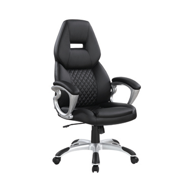 coaster-office-chairs-home-office-Bruce-Adjustable-Height-Office-Chair-Black-and-Silver