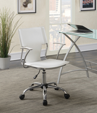 coaster-office-chairs-home-office-Himari-Adjustable-Height-Office-Chair-White-and-Chrome-hover