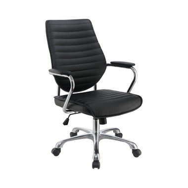 coaster-office-chairs-home-office-Chase-High-Back-Office-Chair-Black-and-Chrome