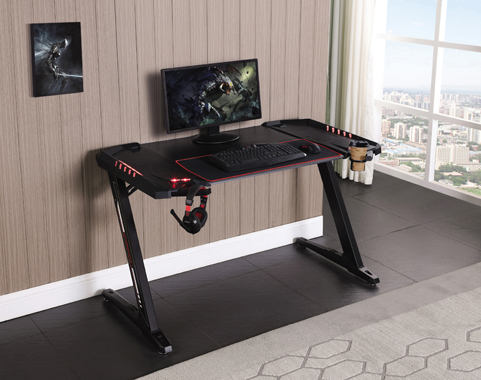 coaster-home-office-Ardsley-Z-framed-Gaming-Desk-with-LED-Lighting-Black-hover