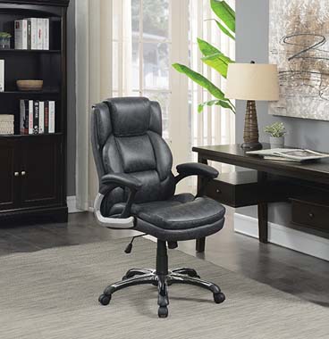 coaster-office-chairs-home-office-Nerris-Adjustable-Height-Office-Chair-with-Padded-Arm-Grey-and-Black-hover