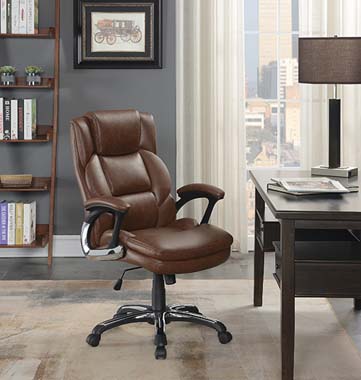 coaster-office-chairs-home-office-Nerris-Adjustable-Height-Office-Chair-with-Padded-Arm-Brown-and-Black-hover