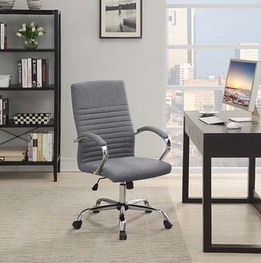 coaster-office-chairs-home-office-Abisko-Upholstered-Office-Chair-with-Casters-Grey-and-Chrome-hover