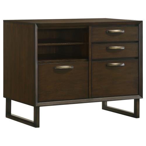 coaster-home-office-Marshall-4-drawer-File-Cabinet-Dark-Walnut-and-Gunmetal-hover