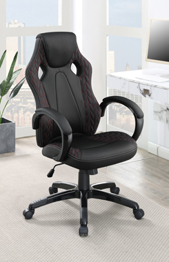 coaster-home-office-Carlos-Arched-Armrest-Upholstered-Office-Chair-Black-hover