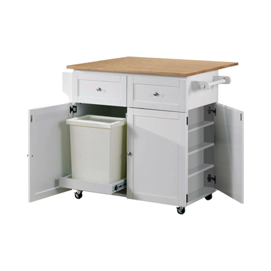 coaster-kitchen-islands-carts-kitchen-dining-Jalen-3-door-Kitchen-Cart-with-Casters-Natural-Brown-and-White