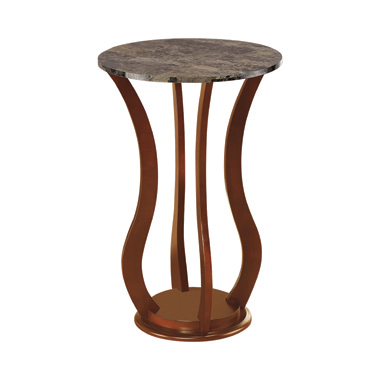 coaster-accents-Elton-Round-Marble-Top-Accent-Table-Brown