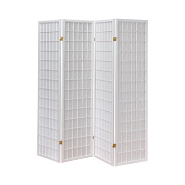 coaster-room-dividers-accents-Roberto-4-panel-Folding-Screen-White
