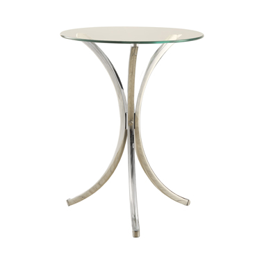 coaster-living-room-Eloise-Round-Accent-Table-with-Curved-Legs-Chrome