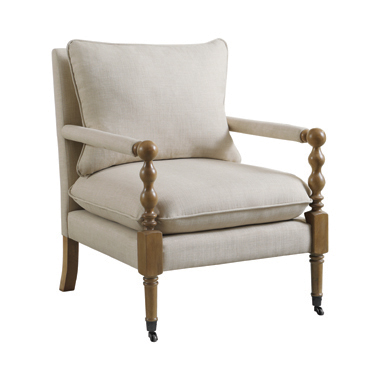 coaster-accent-chairs-bedroom-Dempsy-Upholstered-Accent-Chair-with-Casters-Beige