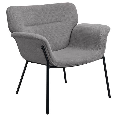 coaster-accent-chairs-bedroom-Davina-Upholstered-Flared-Arms-Accent-Chair-Ash-Grey-hover