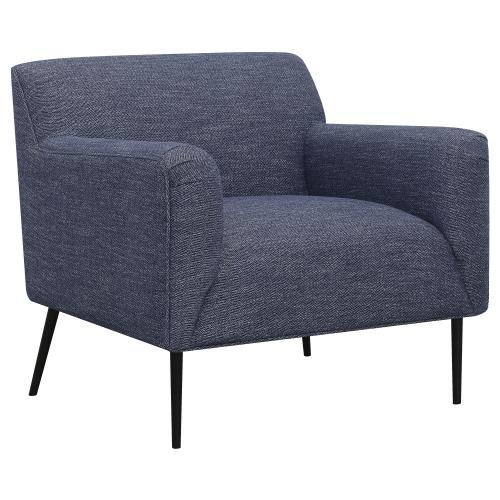 coaster-accent-chairs-bedroom-Darlene-Upholstered-Tight-Back-Accent-Chair-Navy-Blue-hover