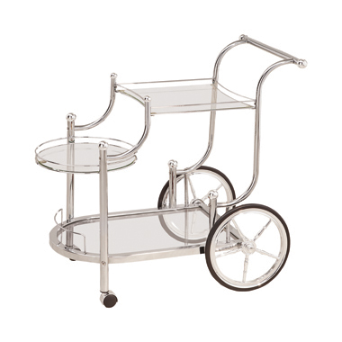 coaster-kitchen-islands-carts-kitchen-dining-Sarandon-3-tier-Serving-Cart-Chrome-and-Clear