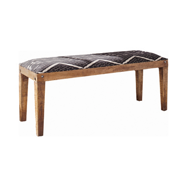 coaster-living-room-Lamont-Rectangular-Upholstered-Bench-Natural-and-Navy