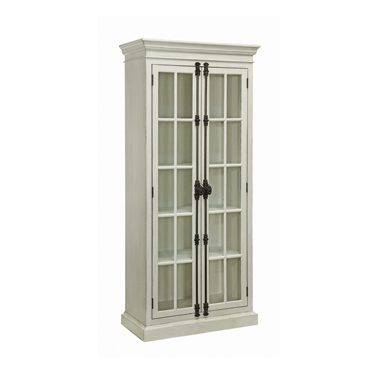coaster-living-room-Toni-2-door-Tall-Cabinet-Antique-White
