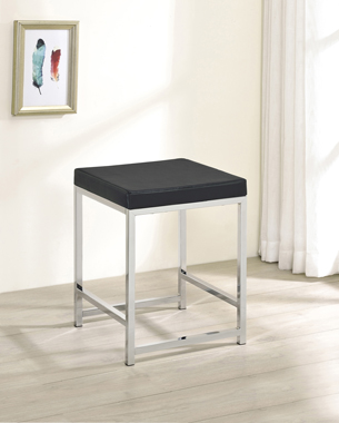 coaster-bedroom-Afshan-Upholstered-Square-Padded-Cushion-Vanity-Stool-hover