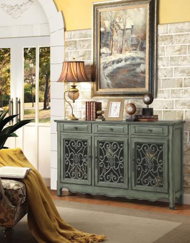 coaster-living-room-Madeline-3-door-Accent-Cabinet-Antique-Green