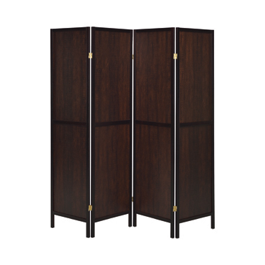 coaster-room-dividers-accents-Deepika-4-panel-Folding-Screen-Tobacco-and-Cappuccino