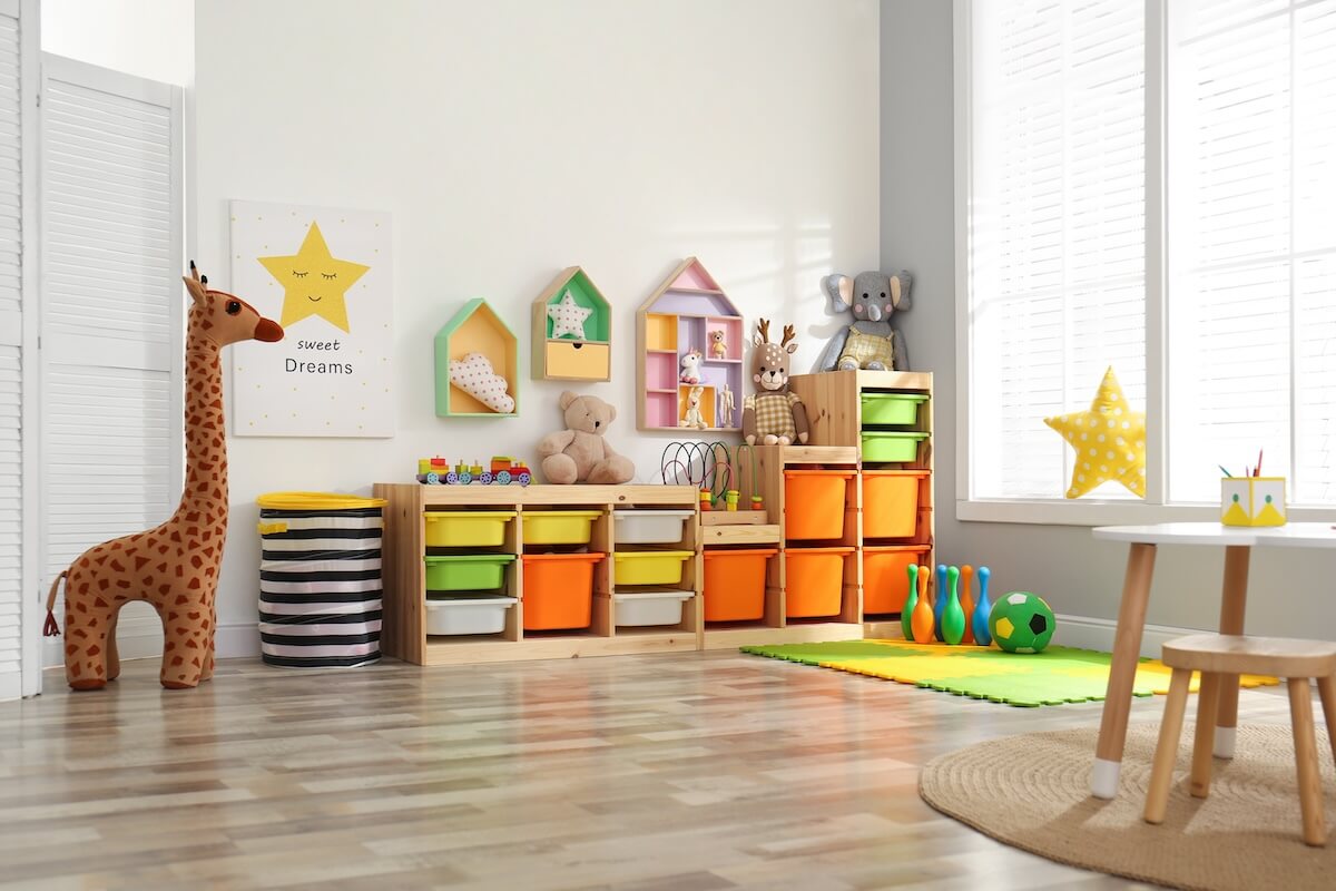8 playroom storage ideas to keep kids happy and organized
